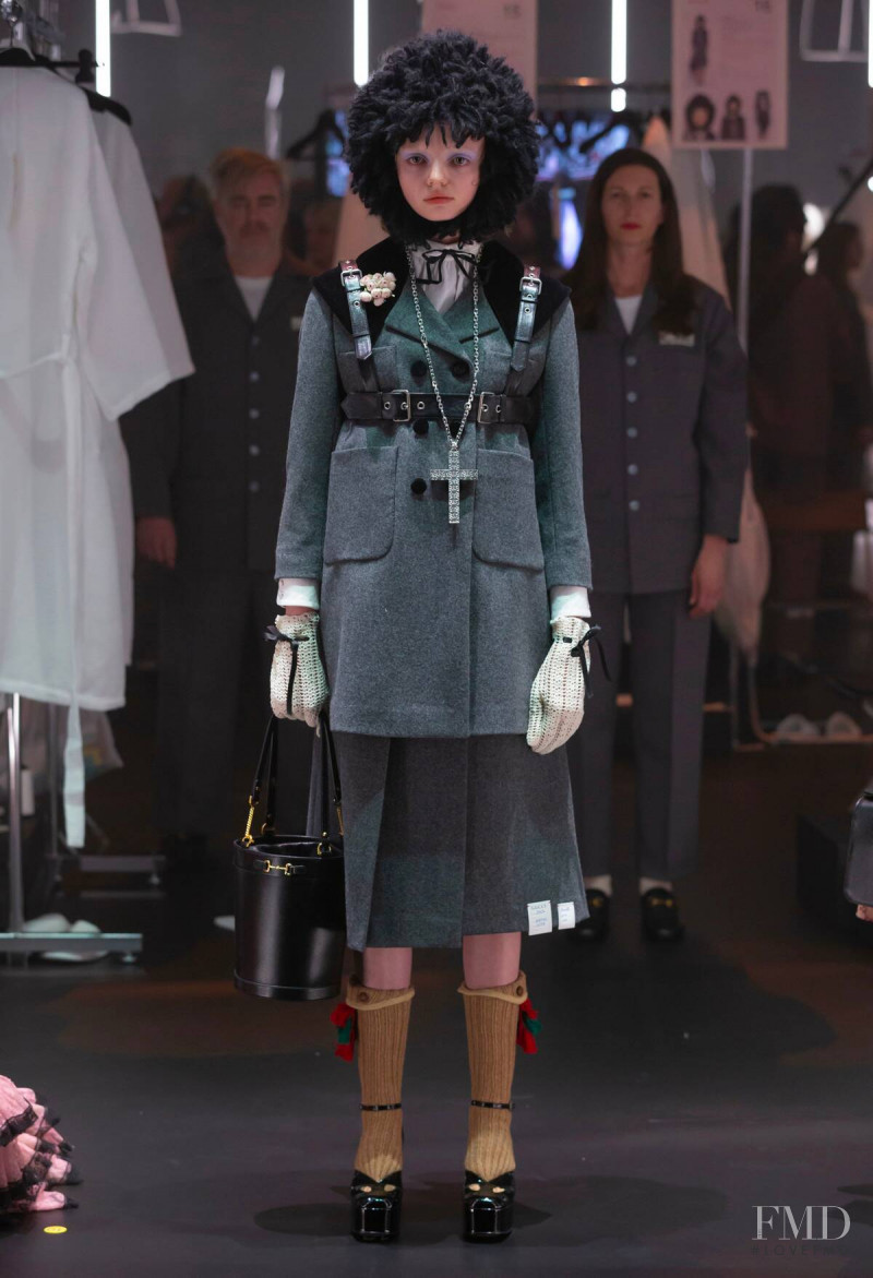 Delphi McNicol featured in  the Gucci fashion show for Autumn/Winter 2020
