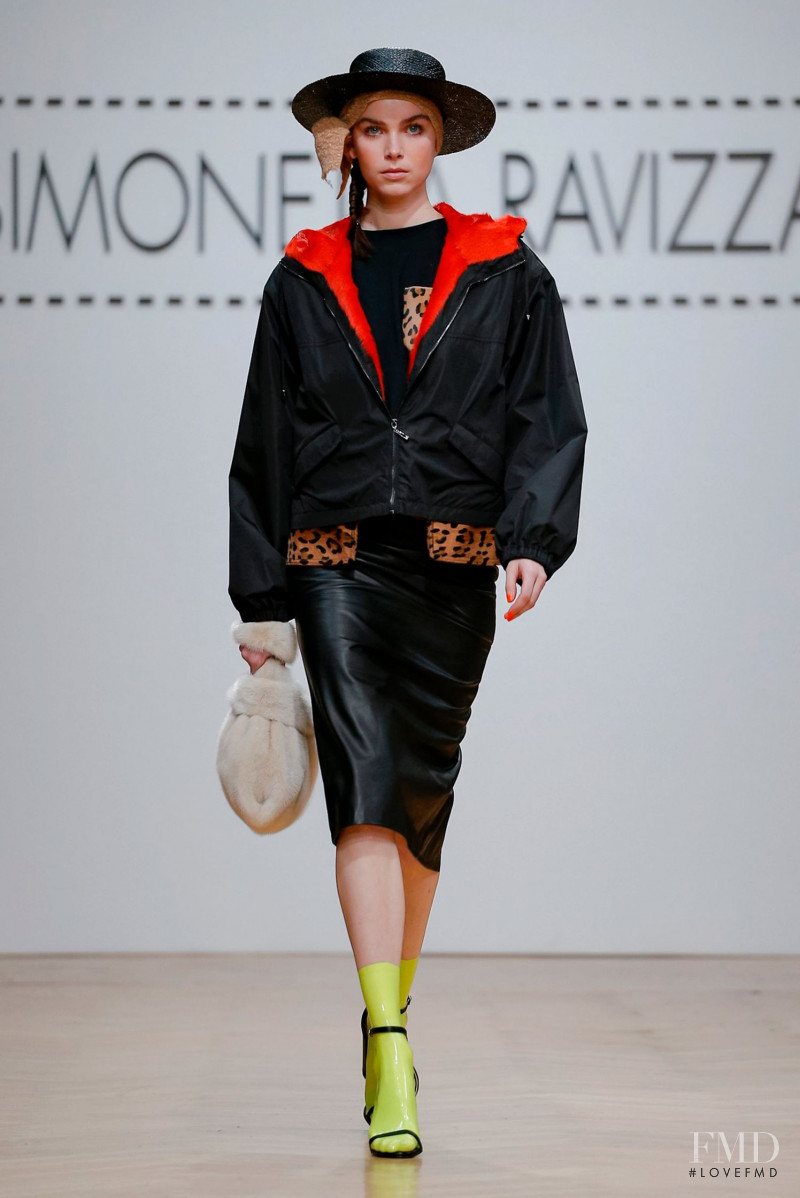 Sanne de Roo featured in  the Simonetta Ravizza fashion show for Autumn/Winter 2019