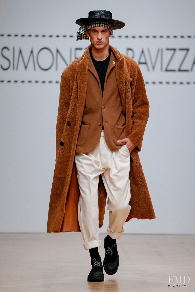 David Trulik featured in  the Simonetta Ravizza fashion show for Autumn/Winter 2019
