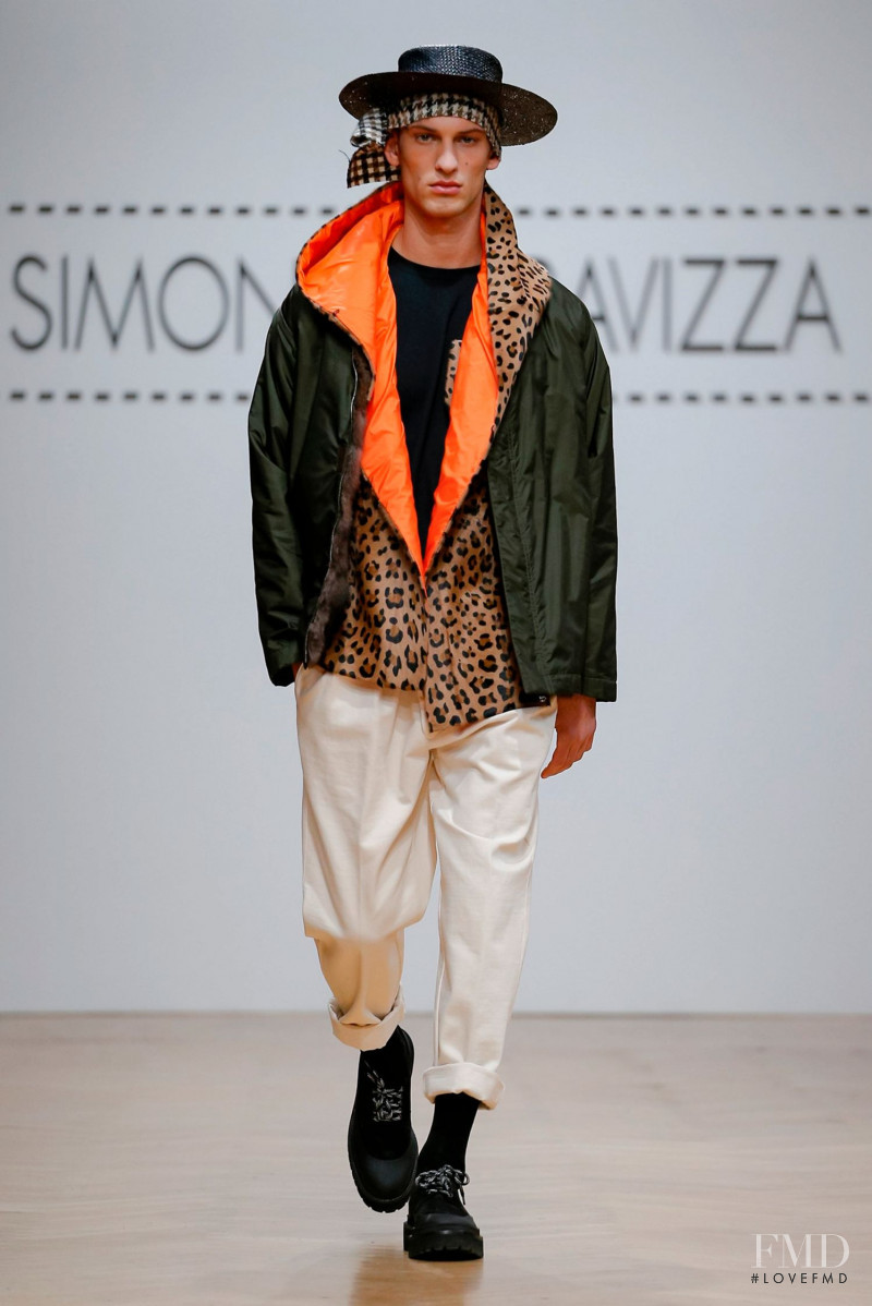 David Trulik featured in  the Simonetta Ravizza fashion show for Autumn/Winter 2019