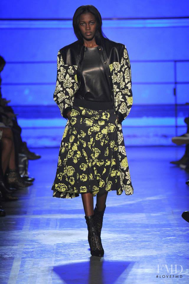 Kai Newman featured in  the Emanuel Ungaro fashion show for Autumn/Winter 2014