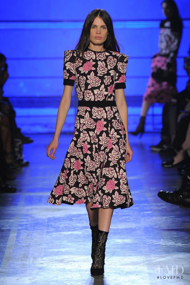 Constanza Saravia featured in  the Emanuel Ungaro fashion show for Autumn/Winter 2014