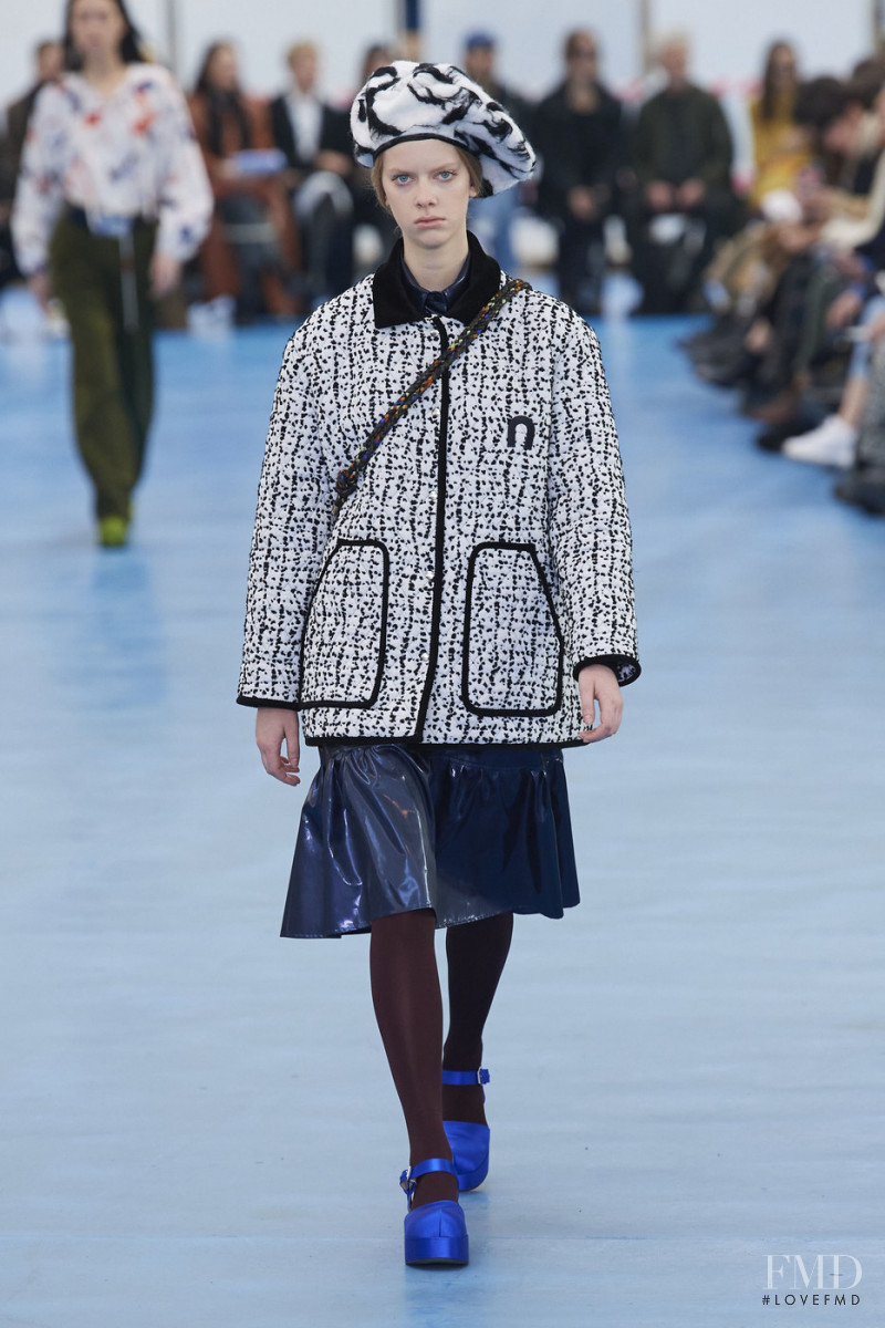 Adele Taska featured in  the Arthur Arbesser fashion show for Autumn/Winter 2020