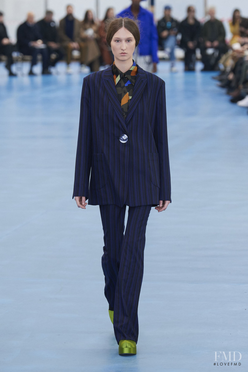 Jay Wright featured in  the Arthur Arbesser fashion show for Autumn/Winter 2020