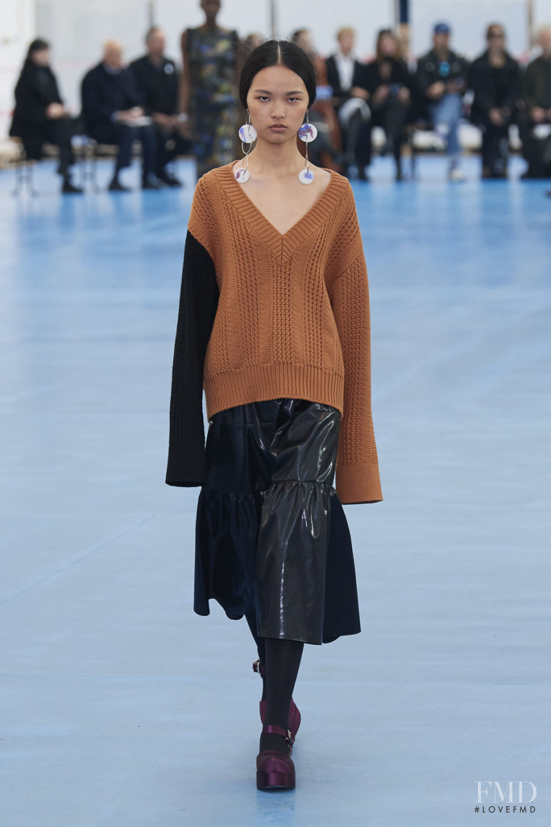 Gu Haizhu featured in  the Arthur Arbesser fashion show for Autumn/Winter 2020