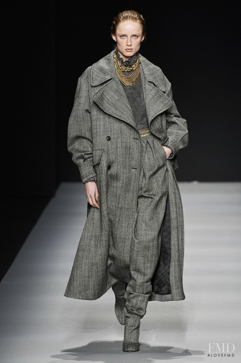 Rianne Van Rompaey featured in  the Alberta Ferretti fashion show for Autumn/Winter 2020