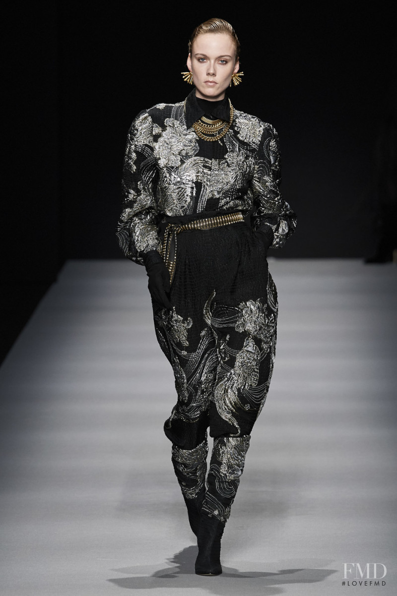Kiki Willems featured in  the Alberta Ferretti fashion show for Autumn/Winter 2020