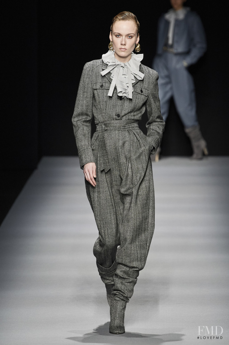 Kiki Willems featured in  the Alberta Ferretti fashion show for Autumn/Winter 2020