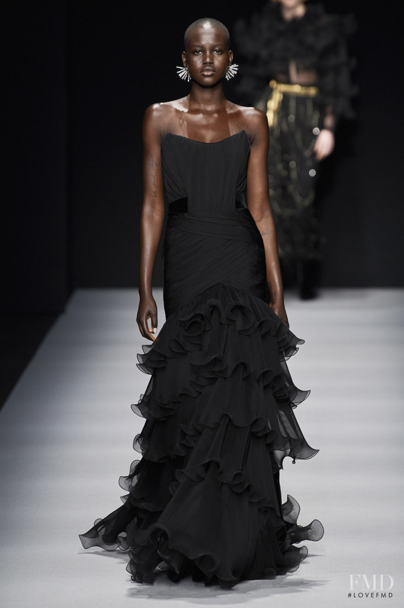 Adut Akech Bior featured in  the Alberta Ferretti fashion show for Autumn/Winter 2020