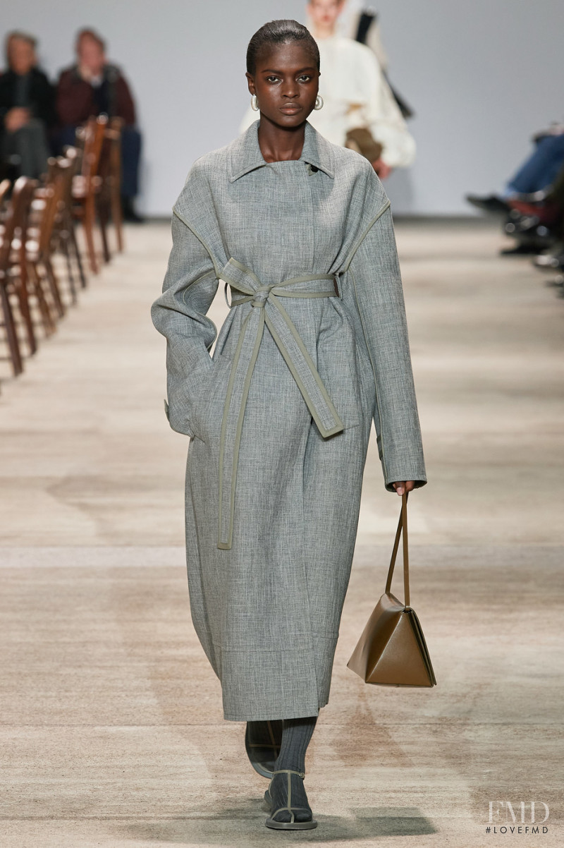 Oluwatosin Olajire featured in  the Jil Sander fashion show for Autumn/Winter 2020