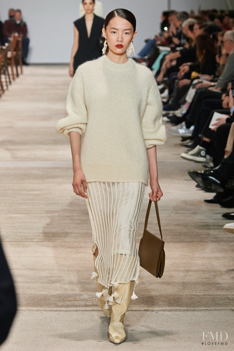 Fang Yu Ting featured in  the Jil Sander fashion show for Autumn/Winter 2020