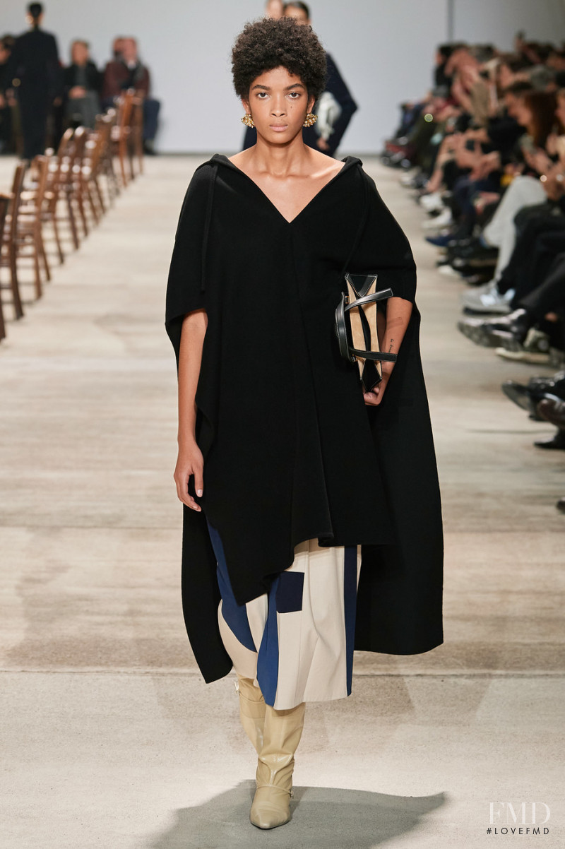 Licett Morillo featured in  the Jil Sander fashion show for Autumn/Winter 2020