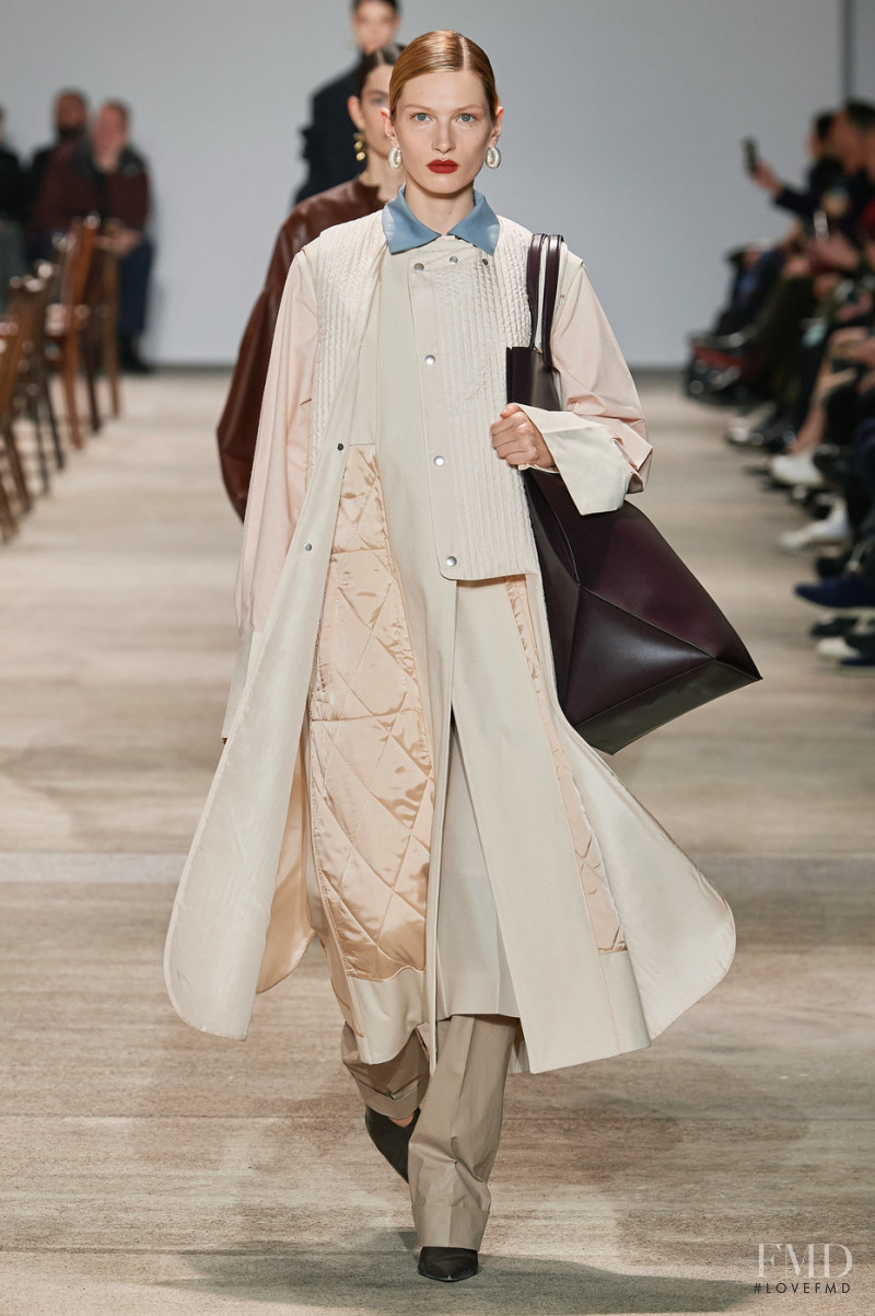 Liz Kennedy featured in  the Jil Sander fashion show for Autumn/Winter 2020