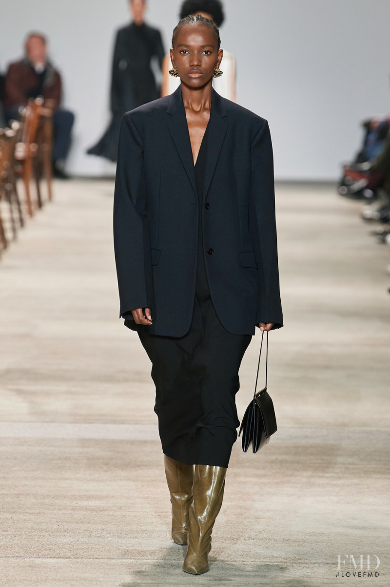 Herieth Paul featured in  the Jil Sander fashion show for Autumn/Winter 2020