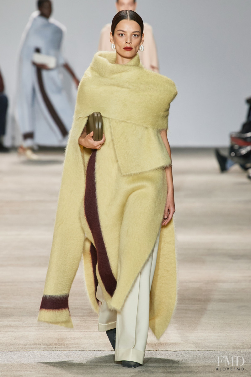 Nigina Sharipova featured in  the Jil Sander fashion show for Autumn/Winter 2020