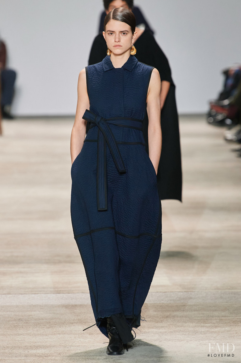 Martina Boaretto Giuliano featured in  the Jil Sander fashion show for Autumn/Winter 2020