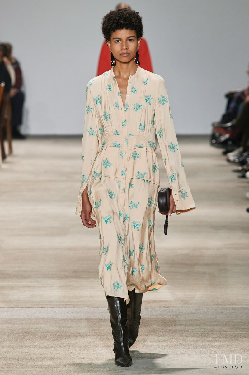 Maria Vitoria featured in  the Jil Sander fashion show for Autumn/Winter 2020