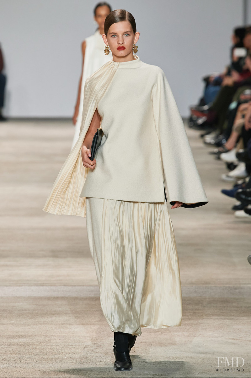 Ansolet Rossouw featured in  the Jil Sander fashion show for Autumn/Winter 2020