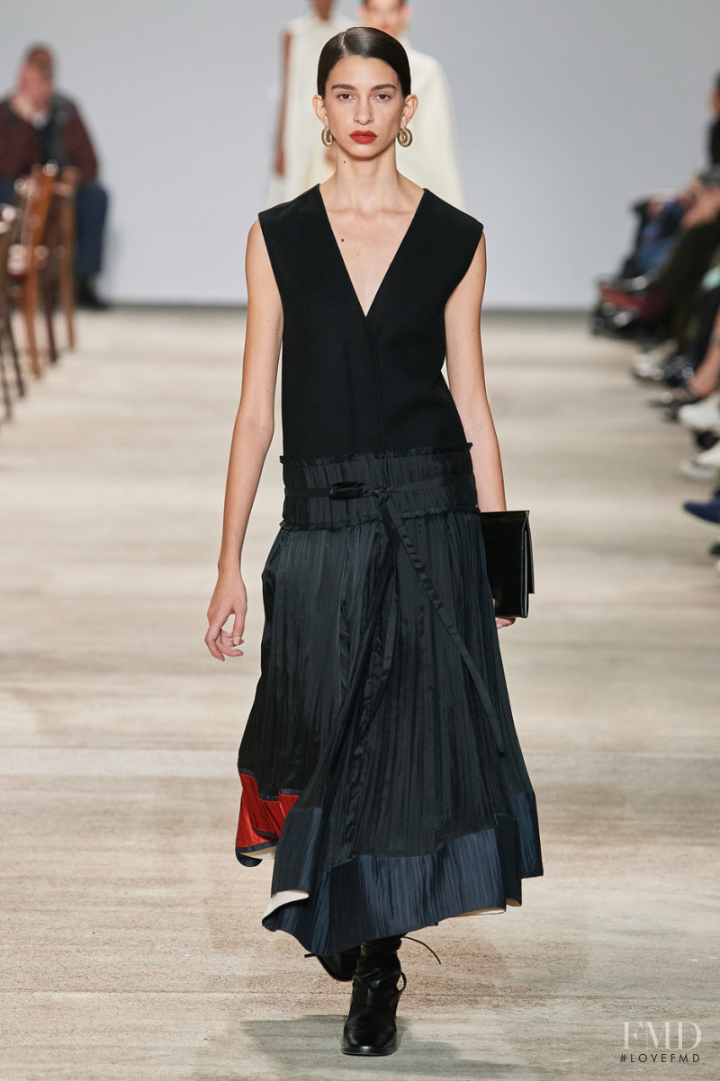 Teresa Artigas featured in  the Jil Sander fashion show for Autumn/Winter 2020