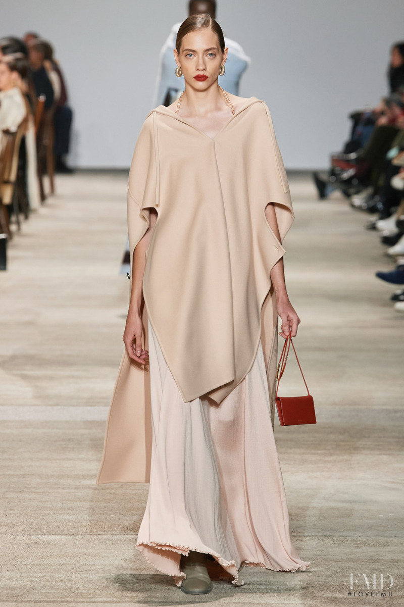 Odette Pavlova featured in  the Jil Sander fashion show for Autumn/Winter 2020