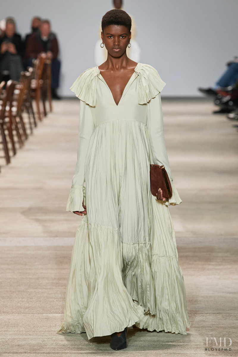 Yorgelis Marte featured in  the Jil Sander fashion show for Autumn/Winter 2020