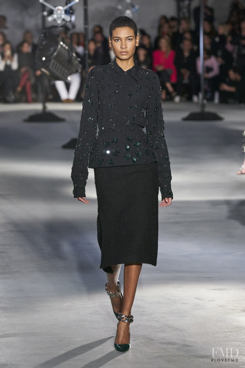 Debora Gomes Silva featured in  the N° 21 fashion show for Autumn/Winter 2020