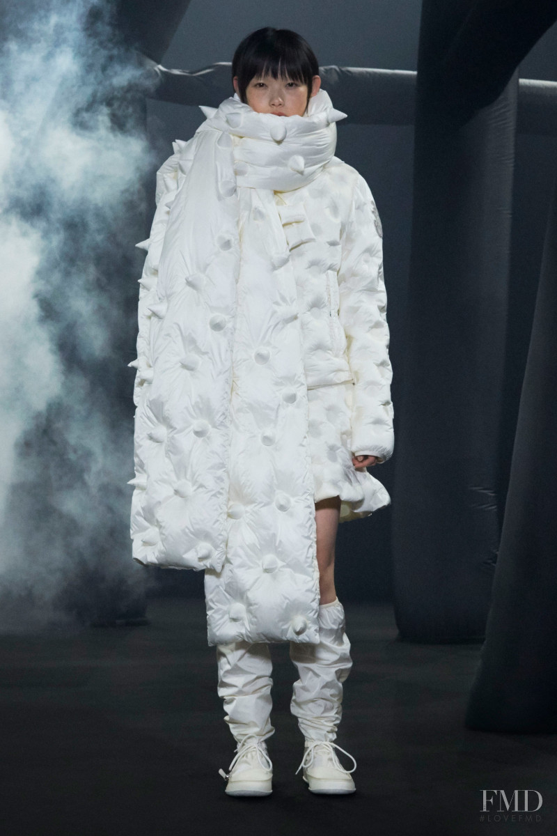 Xie Chaoyu featured in  the Moncler 1 JW Anderson fashion show for Autumn/Winter 2020