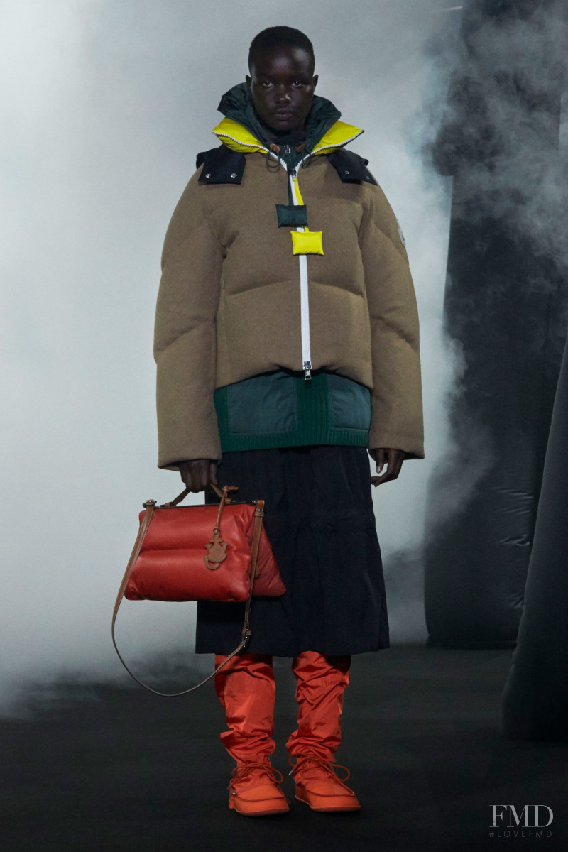 Akon Changkou featured in  the Moncler 1 JW Anderson fashion show for Autumn/Winter 2020