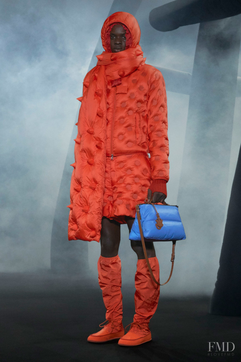 Elhadji Mar featured in  the Moncler 1 JW Anderson fashion show for Autumn/Winter 2020