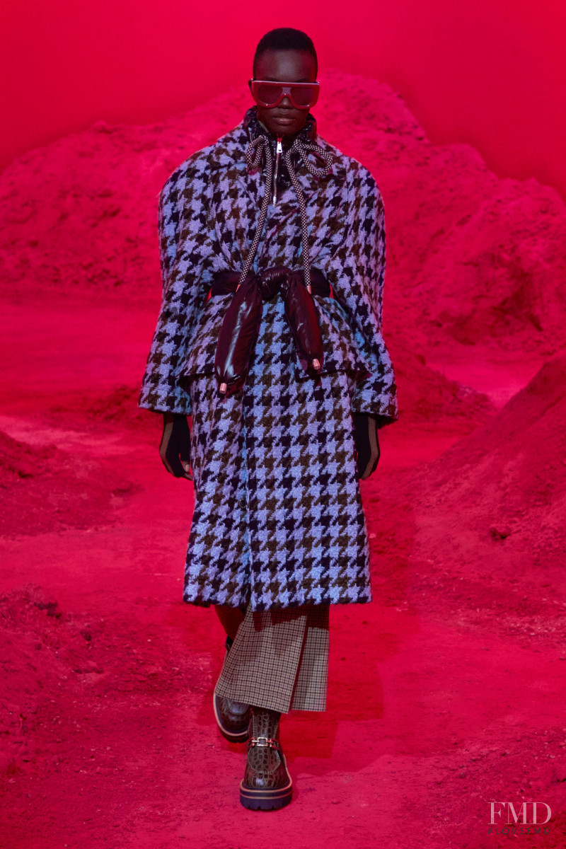 Achenrin Madit featured in  the Moncler 2 1952 fashion show for Autumn/Winter 2020