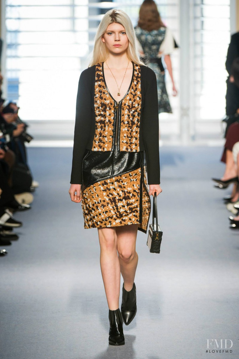 Ola Rudnicka featured in  the Louis Vuitton fashion show for Autumn/Winter 2014