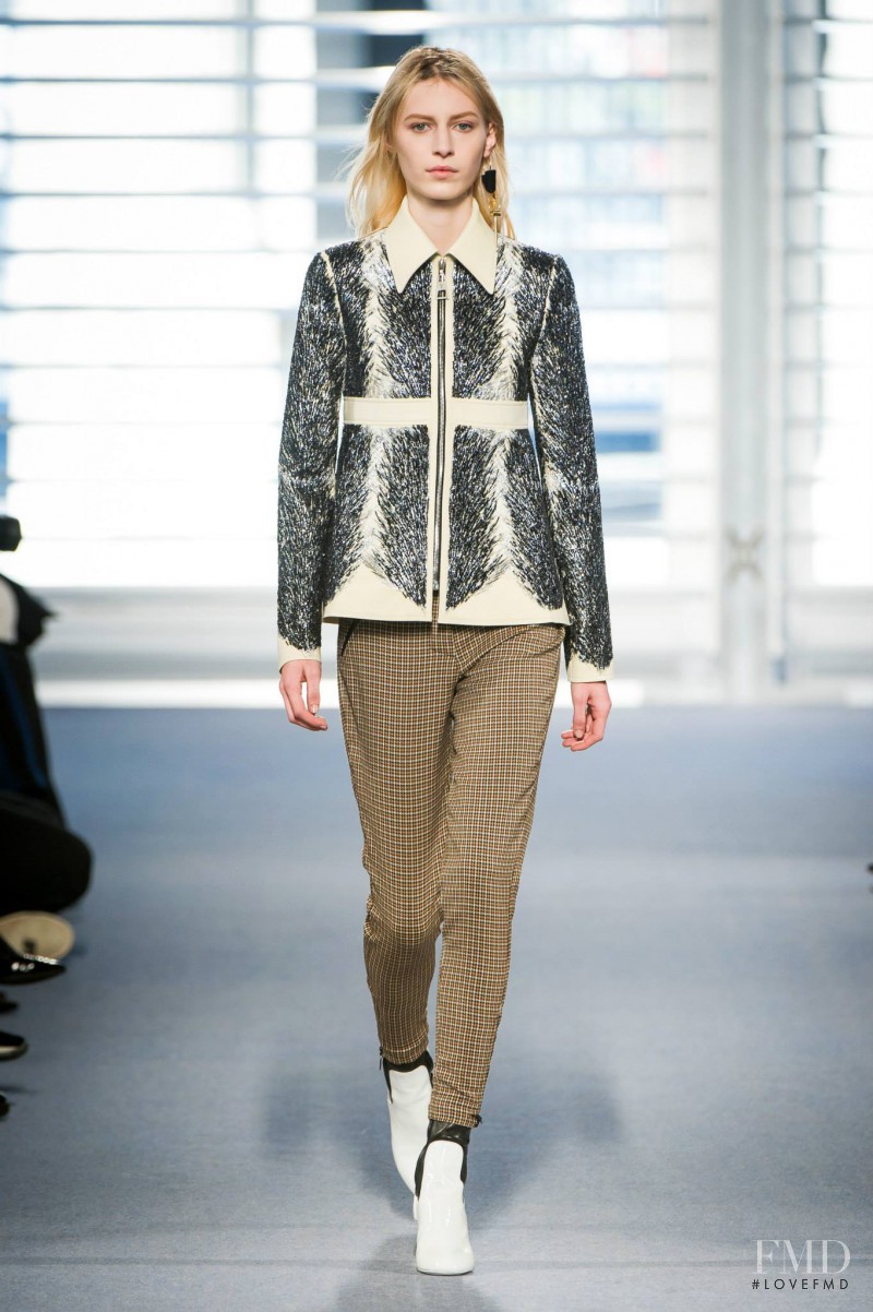 Julia Nobis featured in  the Louis Vuitton fashion show for Autumn/Winter 2014