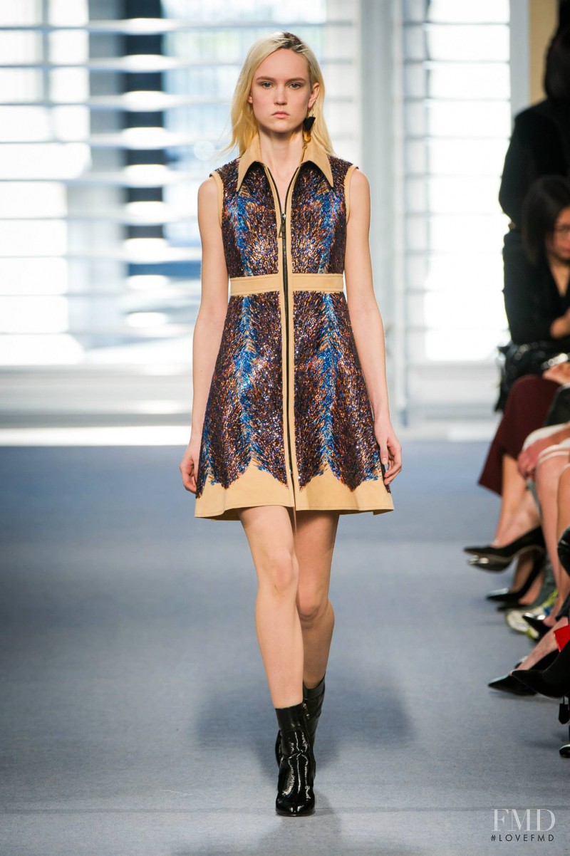 Harleth Kuusik featured in  the Louis Vuitton fashion show for Autumn/Winter 2014