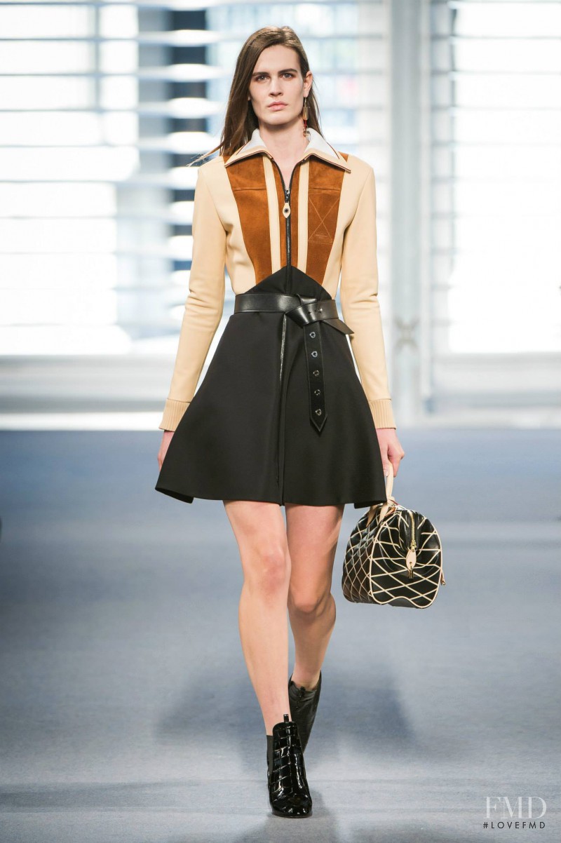 Julier Bugge featured in  the Louis Vuitton fashion show for Autumn/Winter 2014