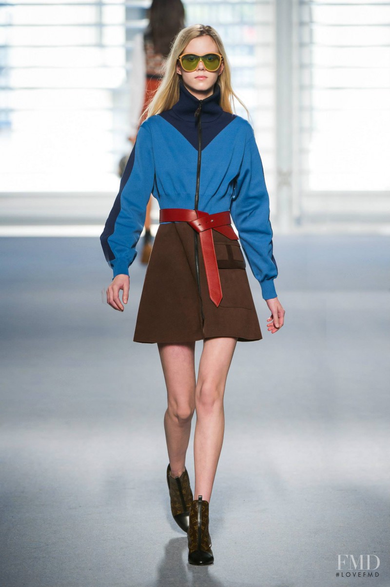 Amalie Schmidt featured in  the Louis Vuitton fashion show for Autumn/Winter 2014