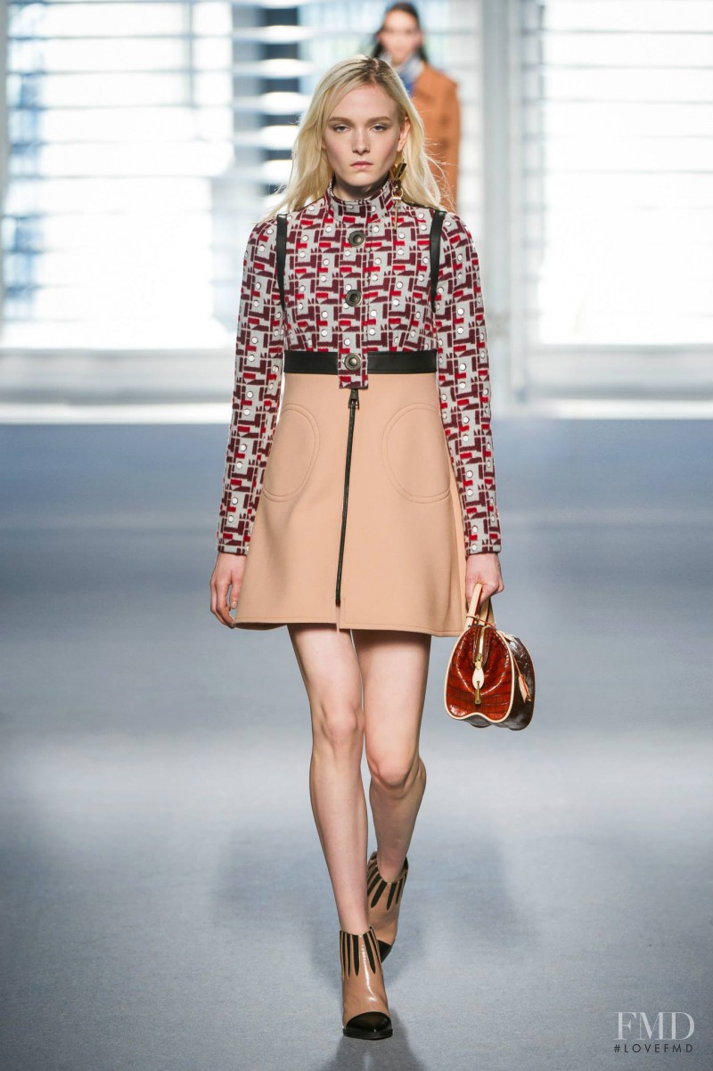Maja Salamon featured in  the Louis Vuitton fashion show for Autumn/Winter 2014
