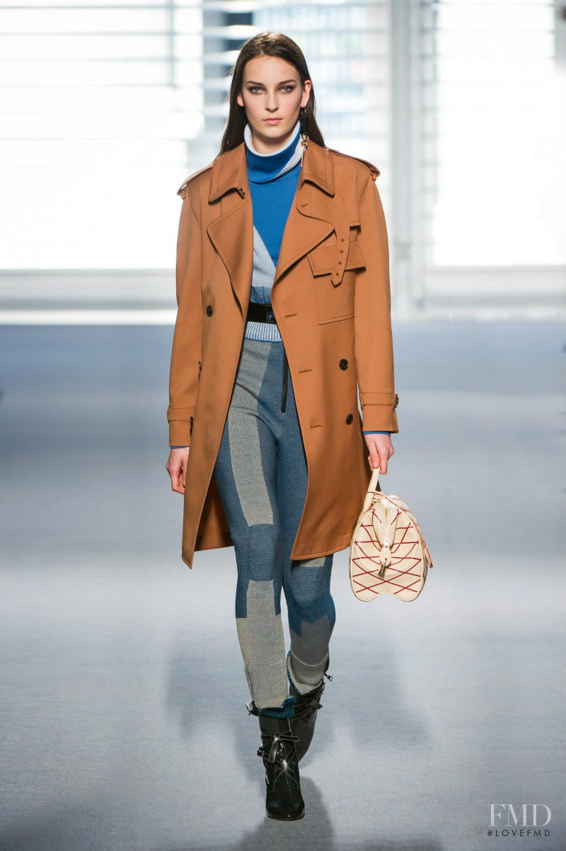 Julia Bergshoeff featured in  the Louis Vuitton fashion show for Autumn/Winter 2014
