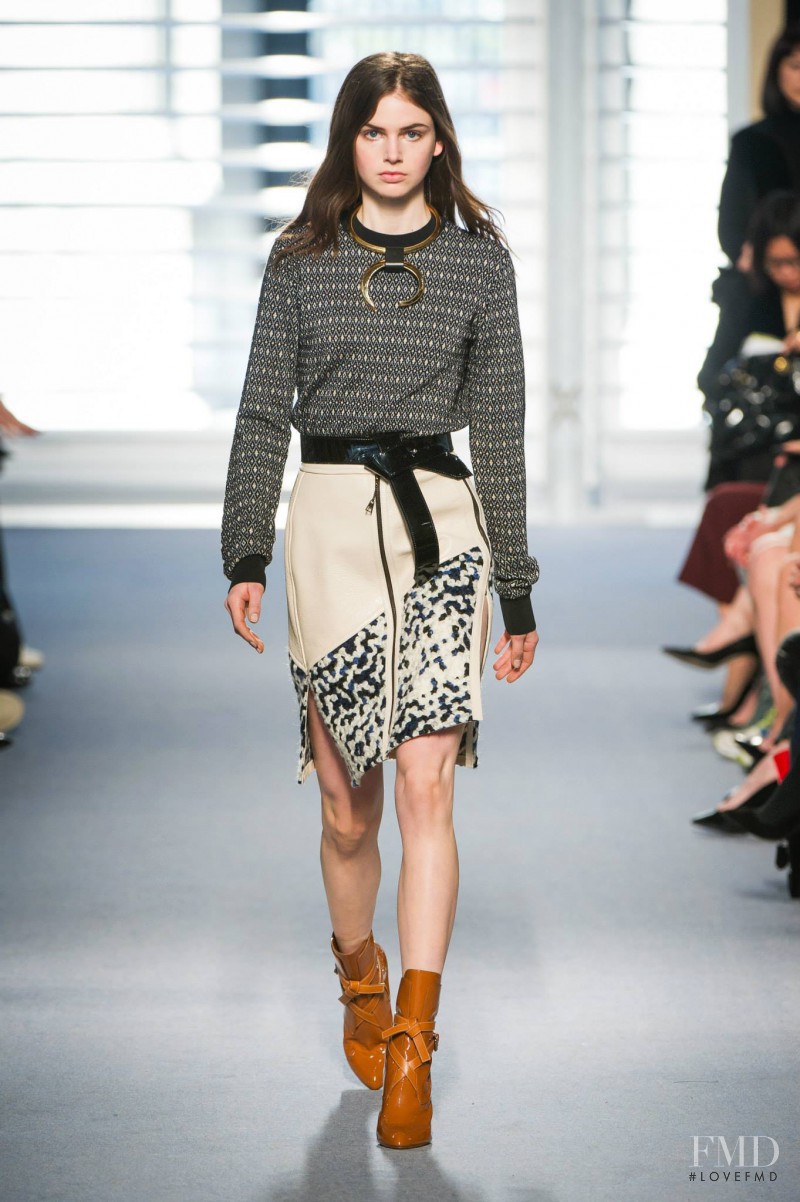 Irma Spies featured in  the Louis Vuitton fashion show for Autumn/Winter 2014