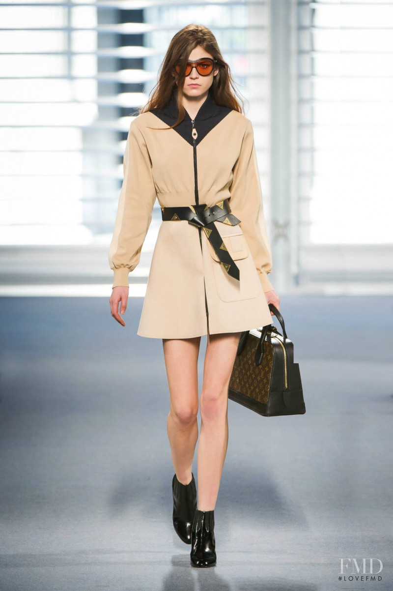 Yulia Serzhantova featured in  the Louis Vuitton fashion show for Autumn/Winter 2014