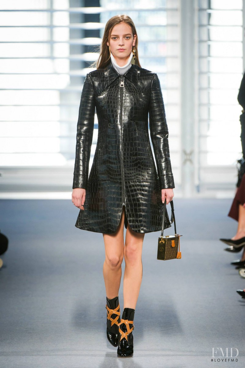 Ine Neefs featured in  the Louis Vuitton fashion show for Autumn/Winter 2014