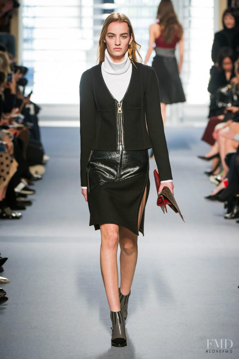 Maartje Verhoef featured in  the Louis Vuitton fashion show for Autumn/Winter 2014