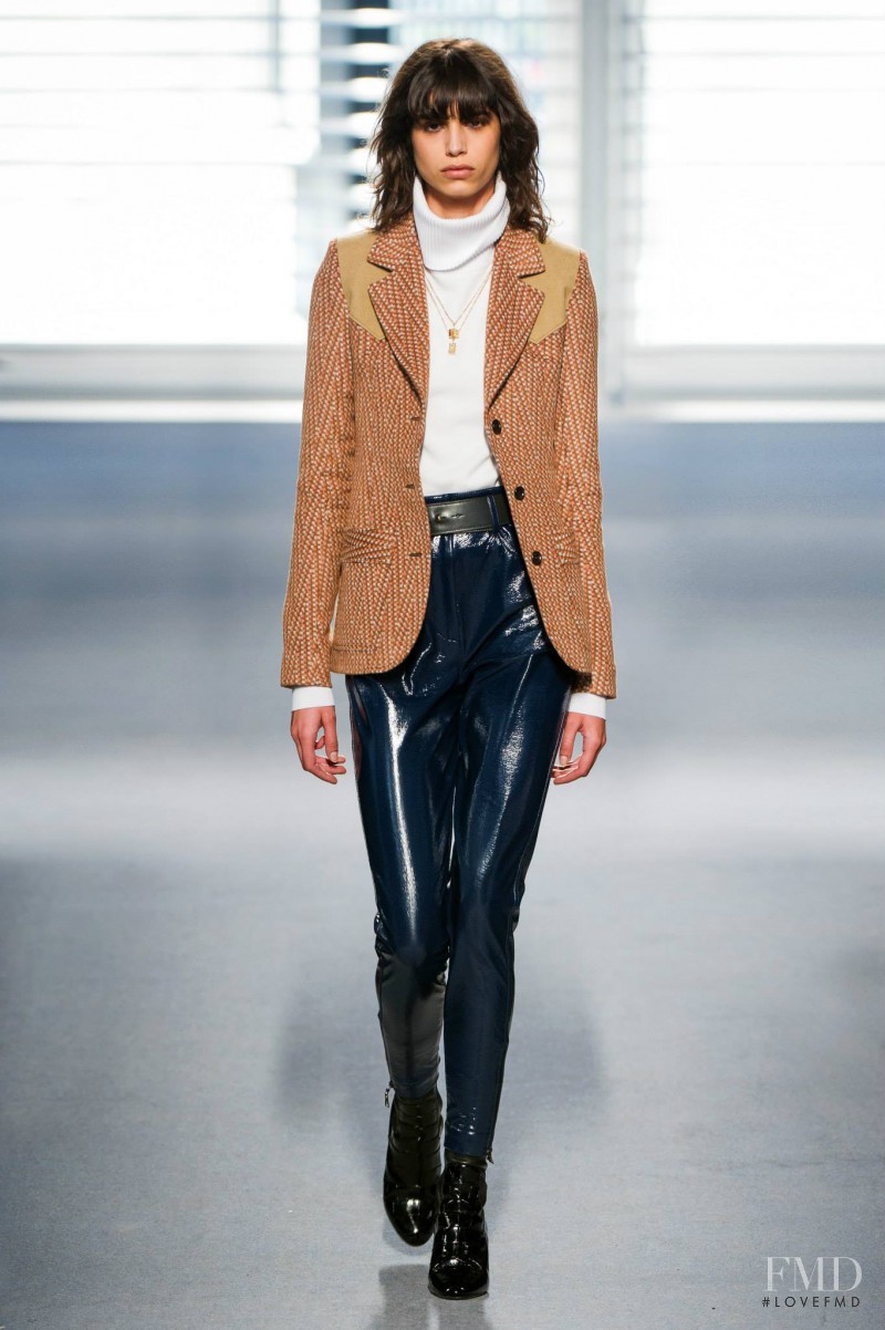 Mica Arganaraz featured in  the Louis Vuitton fashion show for Autumn/Winter 2014