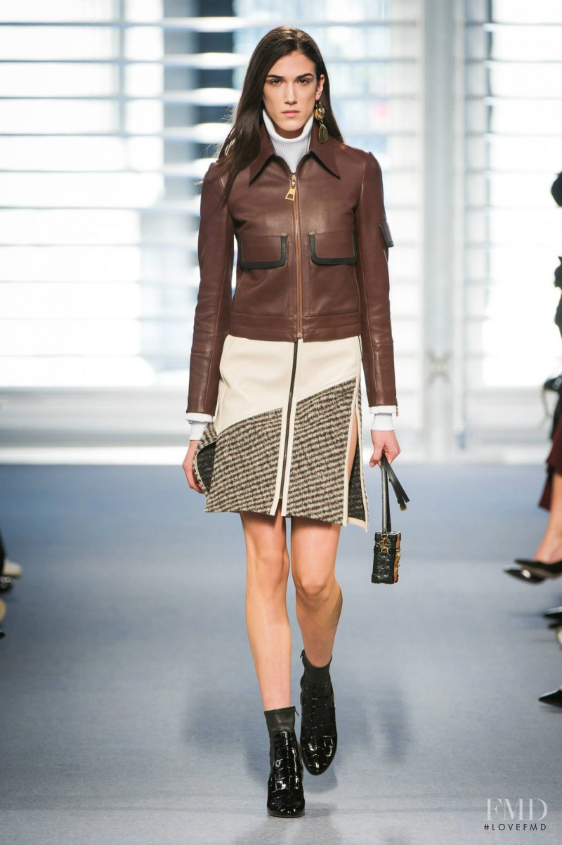 Ana Buljevic featured in  the Louis Vuitton fashion show for Autumn/Winter 2014