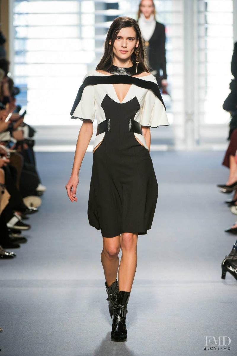 Iana Godnia featured in  the Louis Vuitton fashion show for Autumn/Winter 2014