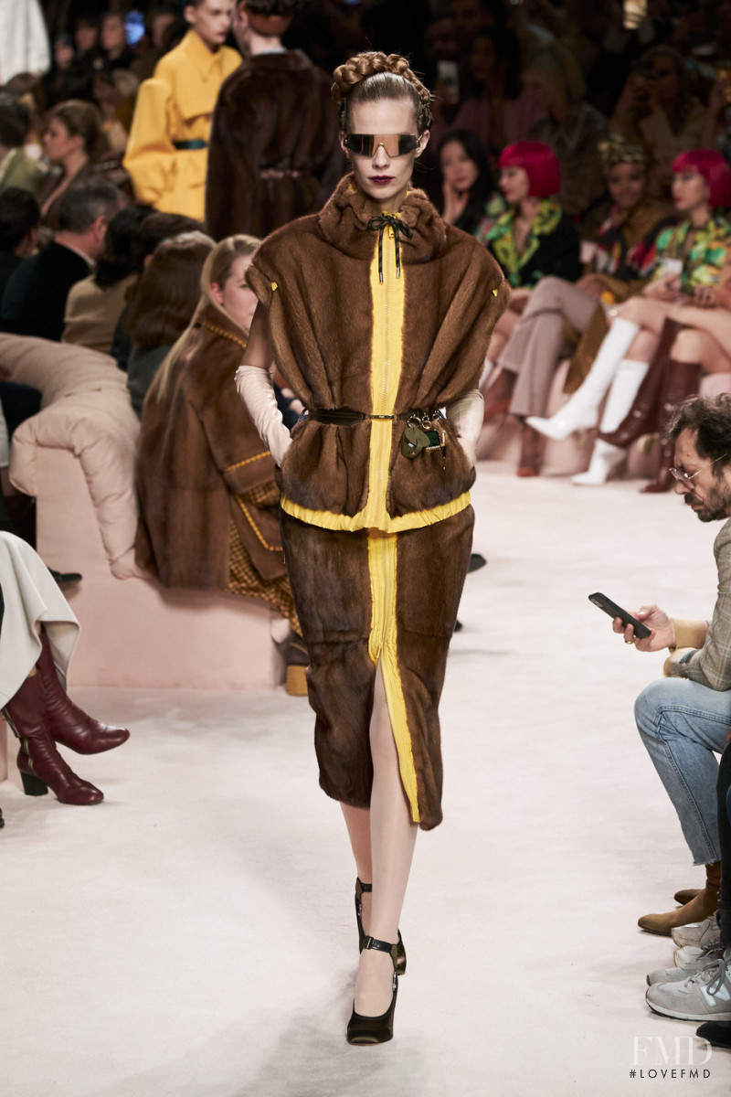 Lexi Boling featured in  the Fendi fashion show for Autumn/Winter 2020