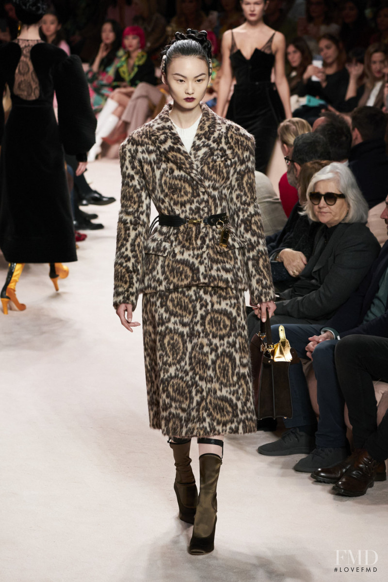 Cong He featured in  the Fendi fashion show for Autumn/Winter 2020