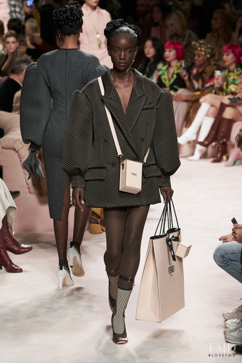 Maty Fall Diba featured in  the Fendi fashion show for Autumn/Winter 2020