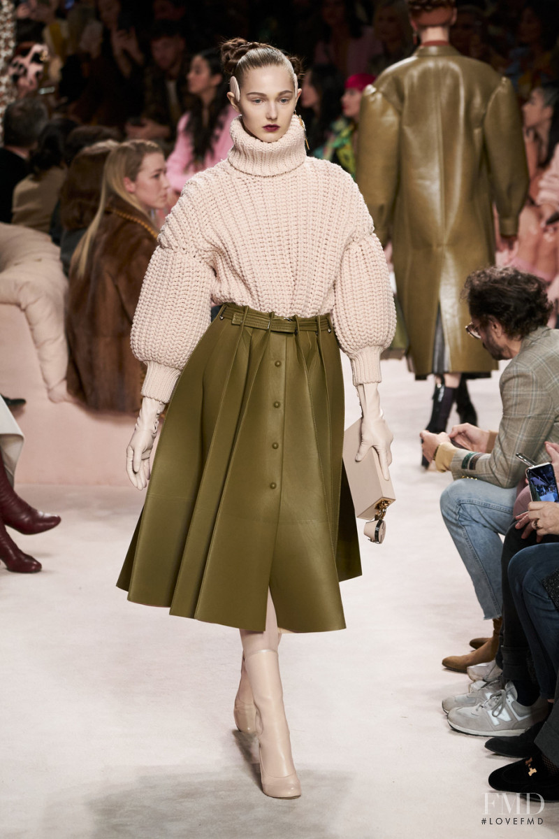Valeria Buldini featured in  the Fendi fashion show for Autumn/Winter 2020