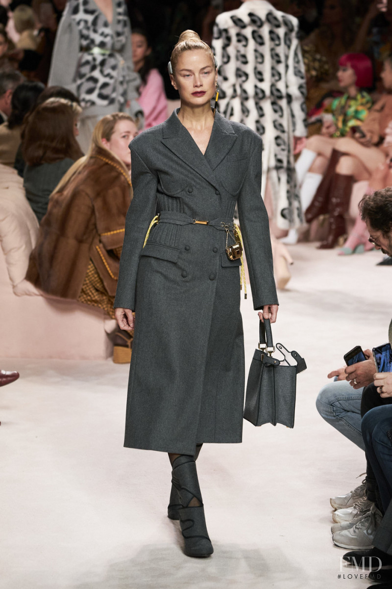 Carolyn Murphy featured in  the Fendi fashion show for Autumn/Winter 2020