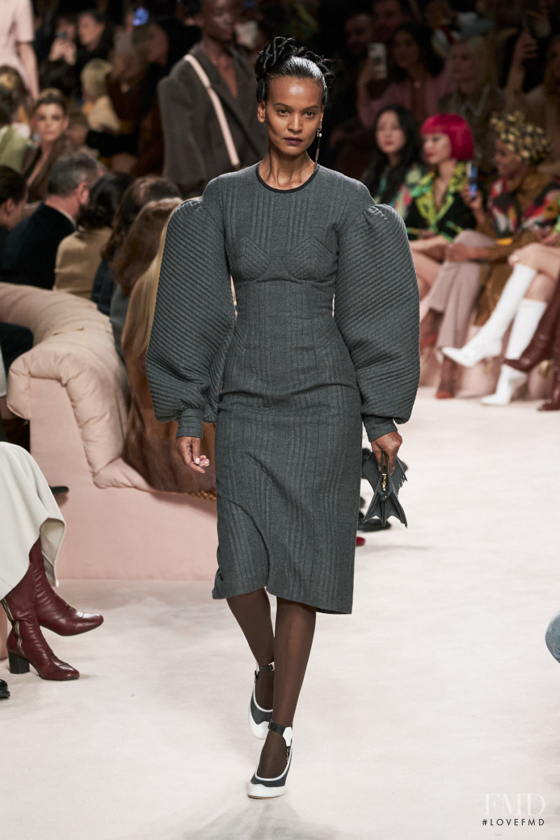Liya Kebede featured in  the Fendi fashion show for Autumn/Winter 2020